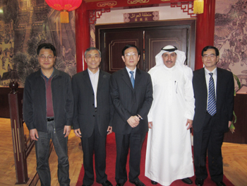 我國駐沙特大使李成文一行視察我院出口建設(shè)的沙特ASK石膏板生產(chǎn)線