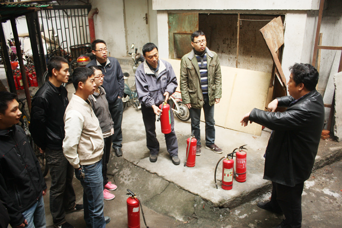 我院舉行消防安全演習